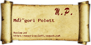 Mágori Polett névjegykártya